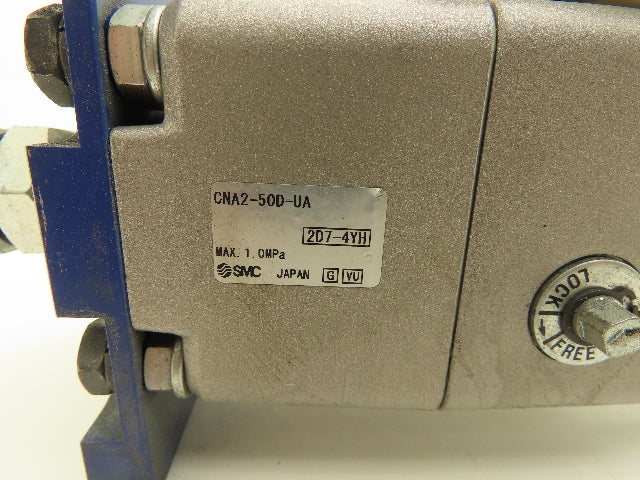 SMC CDNA2C50-600-D Power Lock Air Cylinder 50mm Bore 600mm Stroke