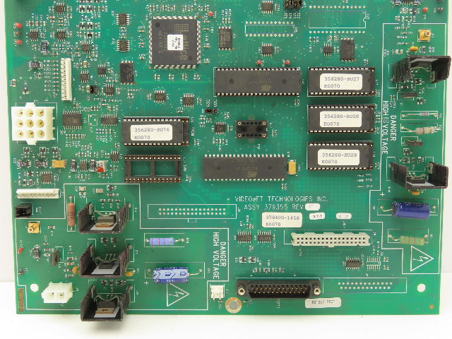VideoJet 379400-141s Excel Ink Jet Control Panel Motherboard PCB *No 9V Battery*