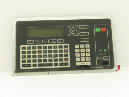 VideoJet Excel 356164 Ink Jet Printer Keyboard Interface Panel LCD Display