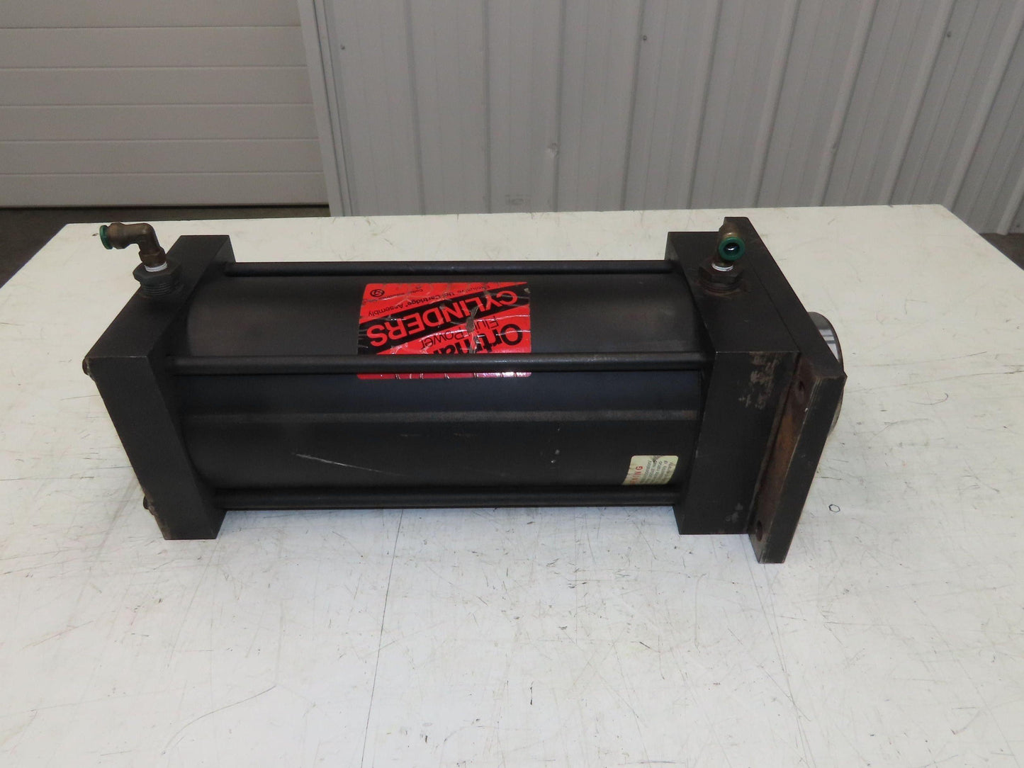 Ortman Fluid Power 7K Series Pneumatic Air Cylinder 6" Bore 12" Stroke 4" Rod