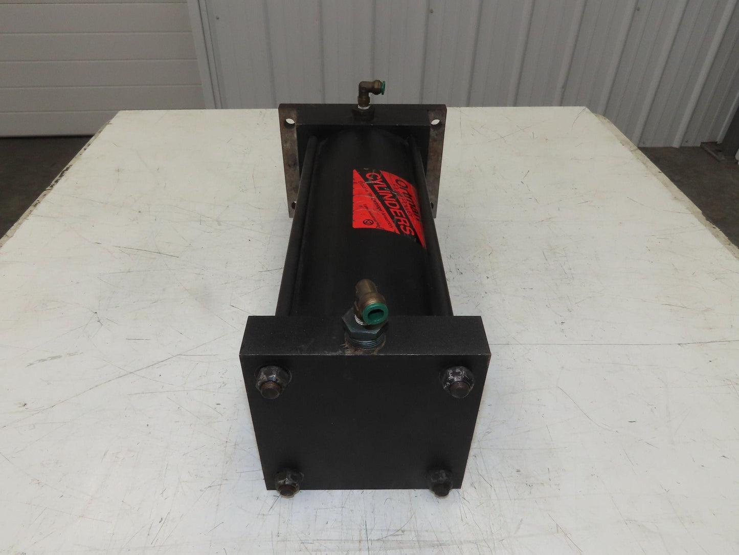 Ortman Fluid Power 7K Series Pneumatic Air Cylinder 6" Bore 12" Stroke 4" Rod