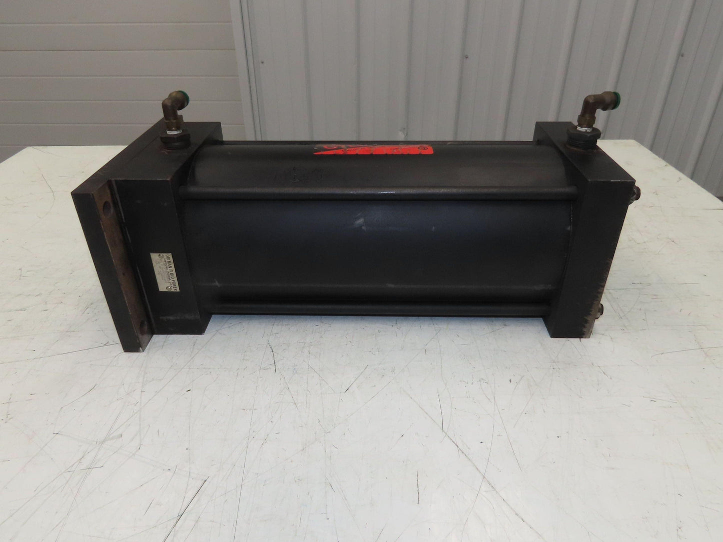 Ortman Fluid Power 7K Series Pneumatic Air Cylinder 6" Bore 12" Stroke 4" Rod