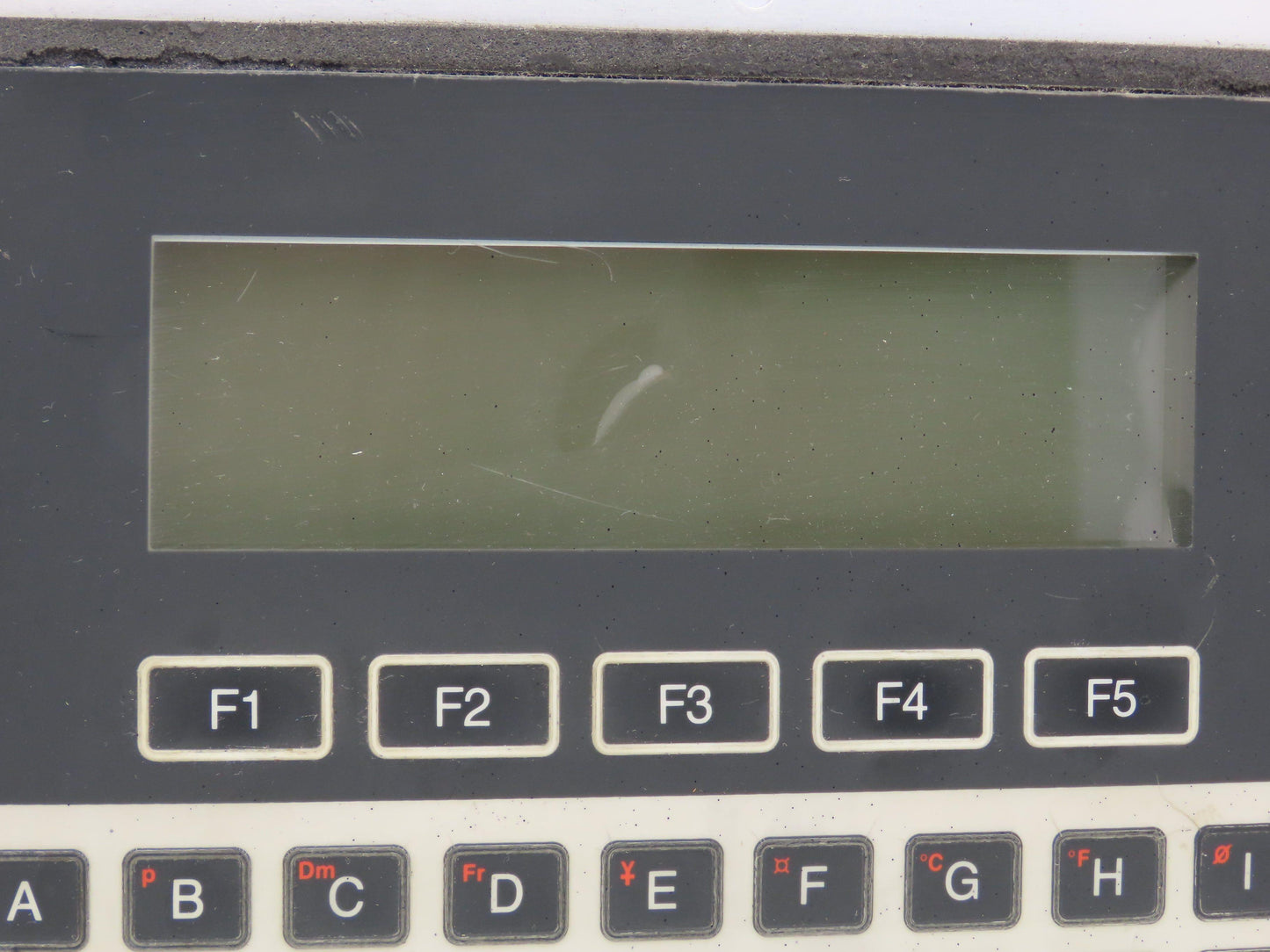 VideoJet Excel 356164 Ink Jet Printer Keyboard Display Panel Dented Lot of 2