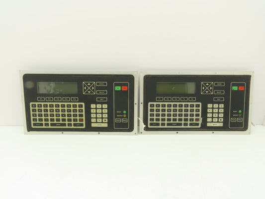 VideoJet Excel 356164 Ink Jet Printer Keyboard Display Panel Dented Lot of 2