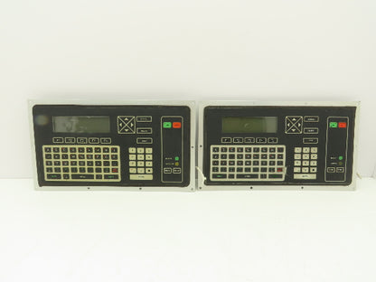 VideoJet Excel 356164 Ink Jet Printer Keyboard Display Panel Dented Lot of 2