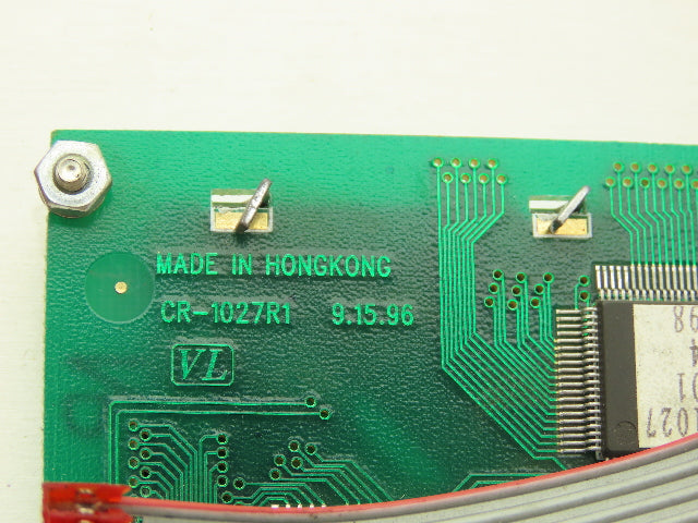 VideoJet Excel Ink Jet Printer Keyboard Interface Panel LCD Display