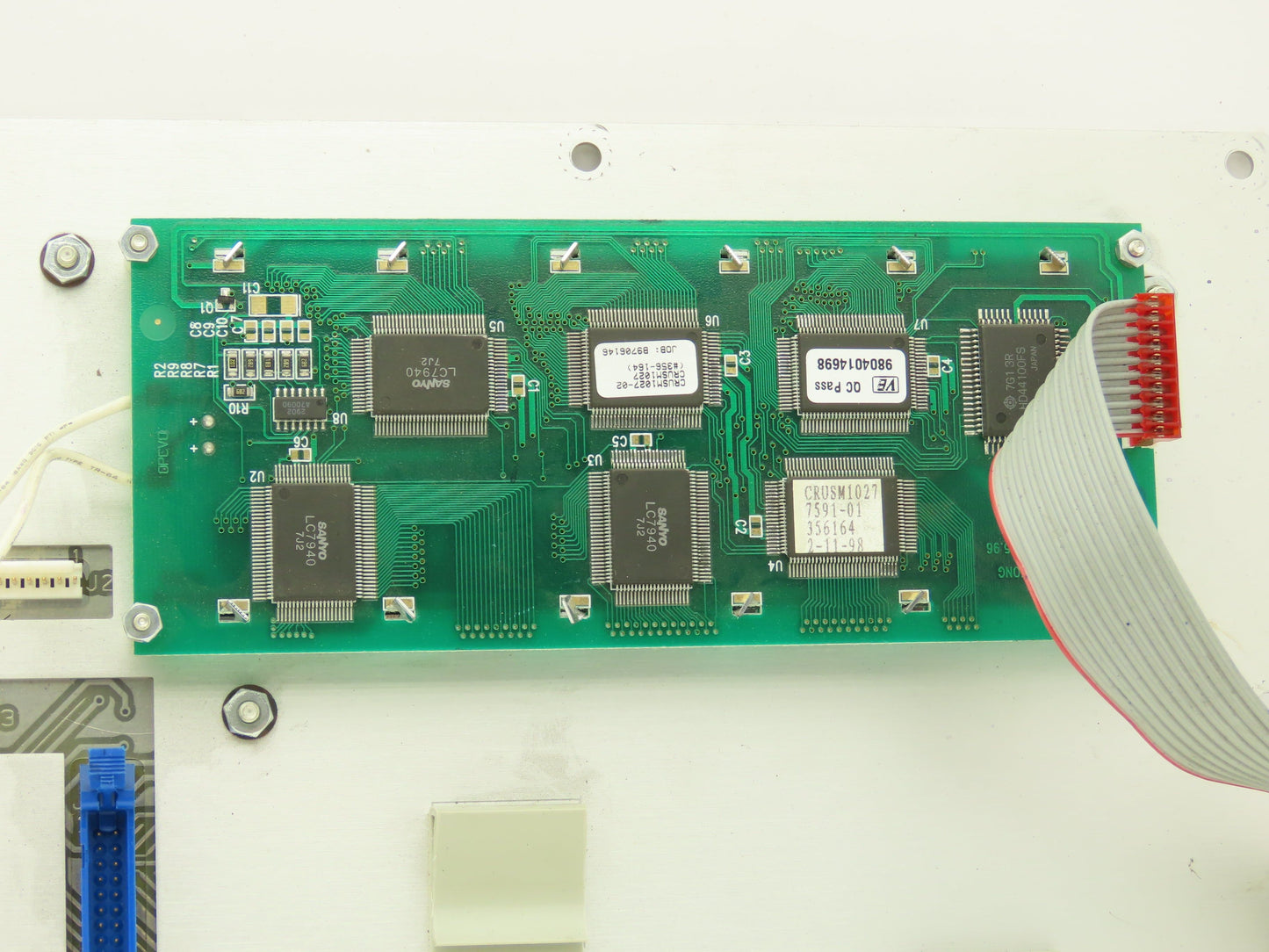 VideoJet Excel Ink Jet Printer Keyboard Interface Panel LCD Display