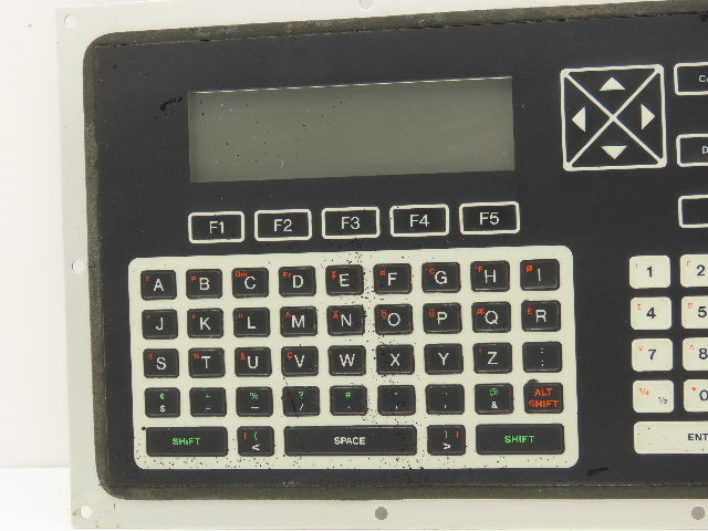VideoJet Excel Ink Jet Printer Keyboard Interface Panel LCD Display