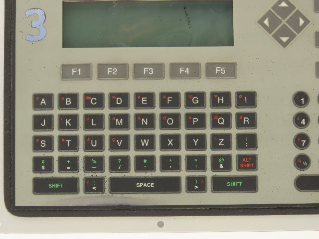 VideoJet Excel PKD Ink Jet Printer Keyboard Interface Panel LCD Display