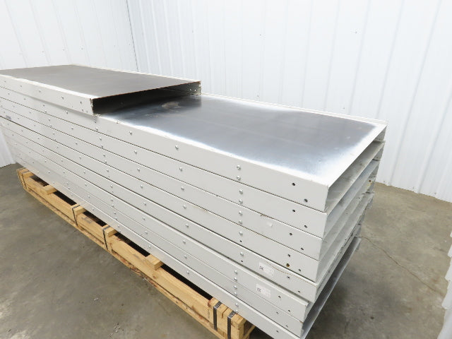 Hytrol FXG Parcel Belt Conveyor 30" x 86' White Slider Bed Sections -No Drive