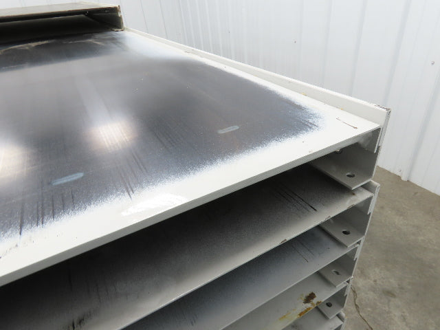 Hytrol FXG Parcel Belt Conveyor 30" x 86' White Slider Bed Sections -No Drive