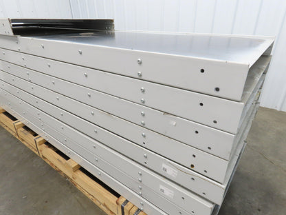 Hytrol FXG Parcel Belt Conveyor 30" x 86' White Slider Bed Sections -No Drive