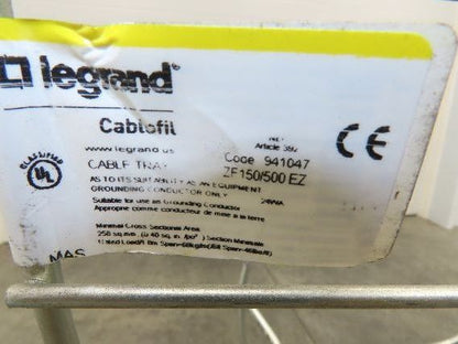 Legrand ZF150/500EZ Cablofil Cable Tray 6" x 20" x 10' Galvanized Lot of 2