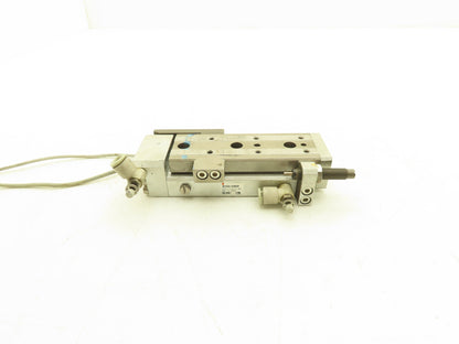 SMC MXQ12-50BSR Pneumatic Air Slide Table Cylinder End Lock 12mm x 50mm Stroke