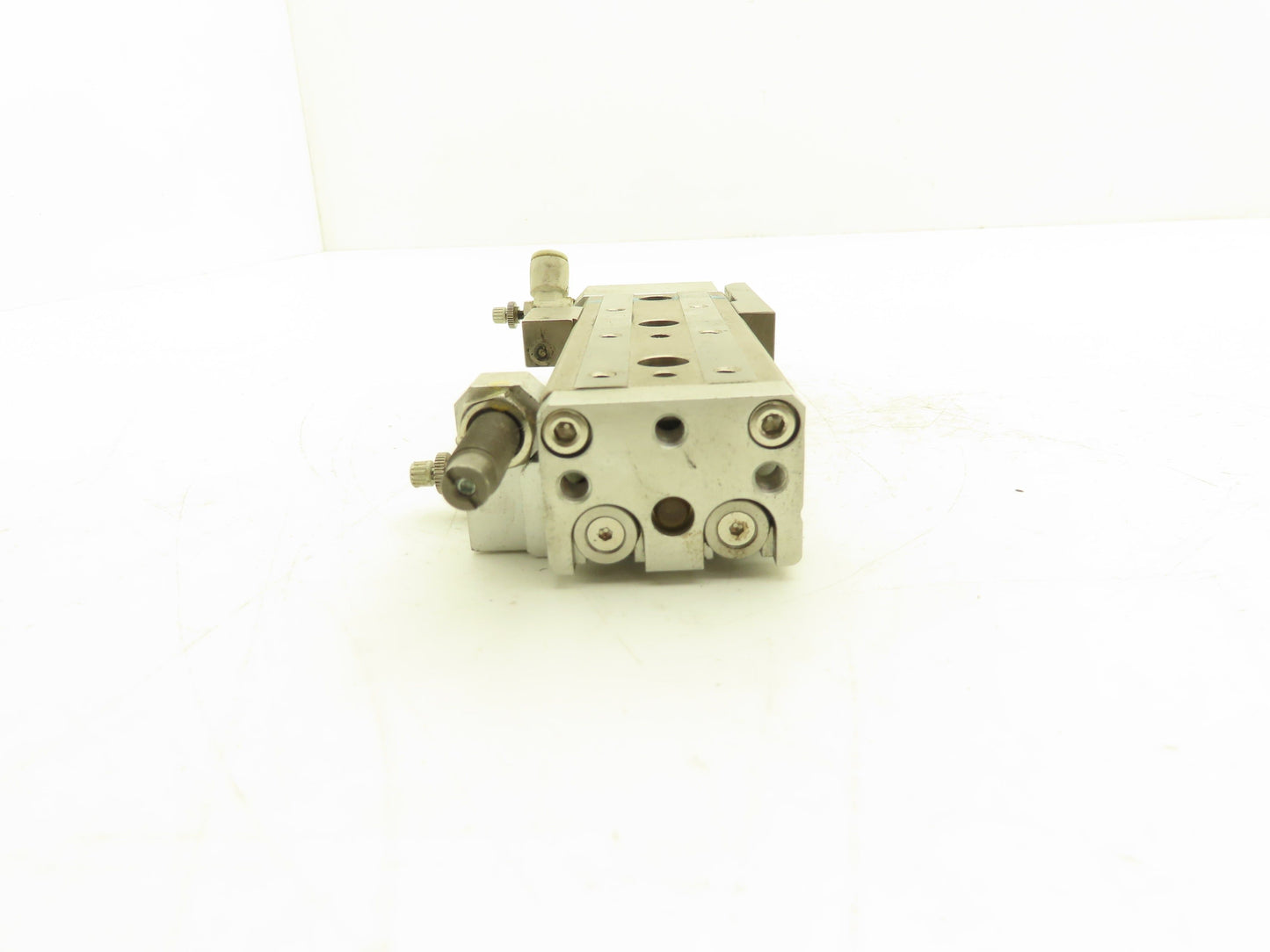 SMC MXQ12-50BSR Pneumatic Air Slide Table Cylinder End Lock 12mm x 50mm Stroke