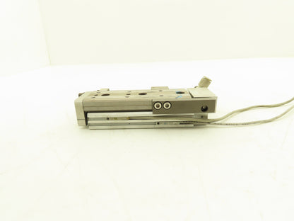 SMC MXQ12-50BSR Pneumatic Air Slide Table Cylinder End Lock 12mm x 50mm Stroke