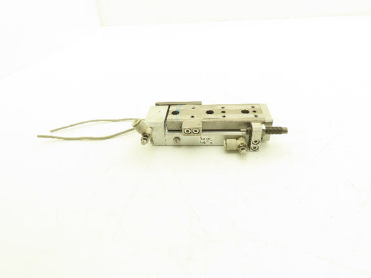 SMC MXQ12-50BSR Pneumatic Air Slide Table Cylinder End Lock 12mm x 50mm Stroke