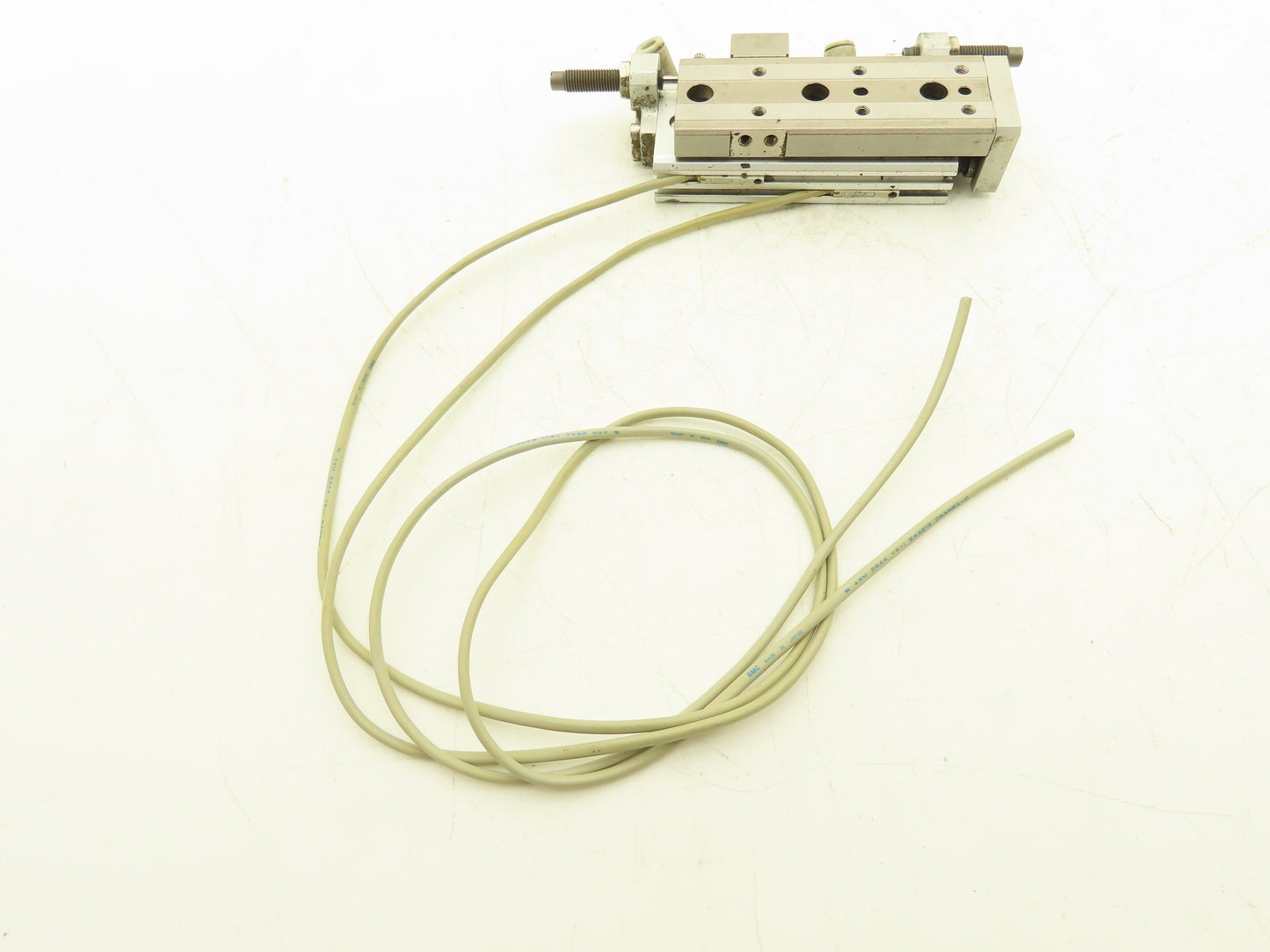 SMC MXQ12L-50B Pneumatic Air Slide Table Cylinder w/Shocks 12mm Bore 50mm Stroke