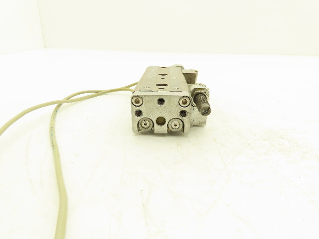 SMC MXQ12L-50B Pneumatic Air Slide Table Cylinder w/Shocks 12mm Bore 50mm Stroke