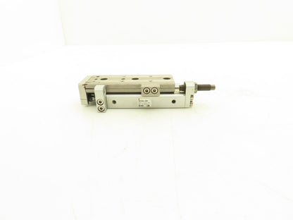 SMC MXQ12L-50B Pneumatic Air Slide Table Cylinder w/Shock 12mm Bore 50mm Stroke