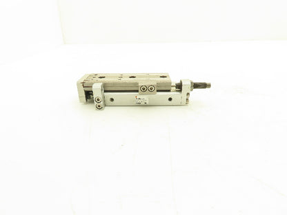 SMC MXQ12L-50B Pneumatic Air Slide Table Cylinder w/Shock 12mm Bore 50mm Stroke