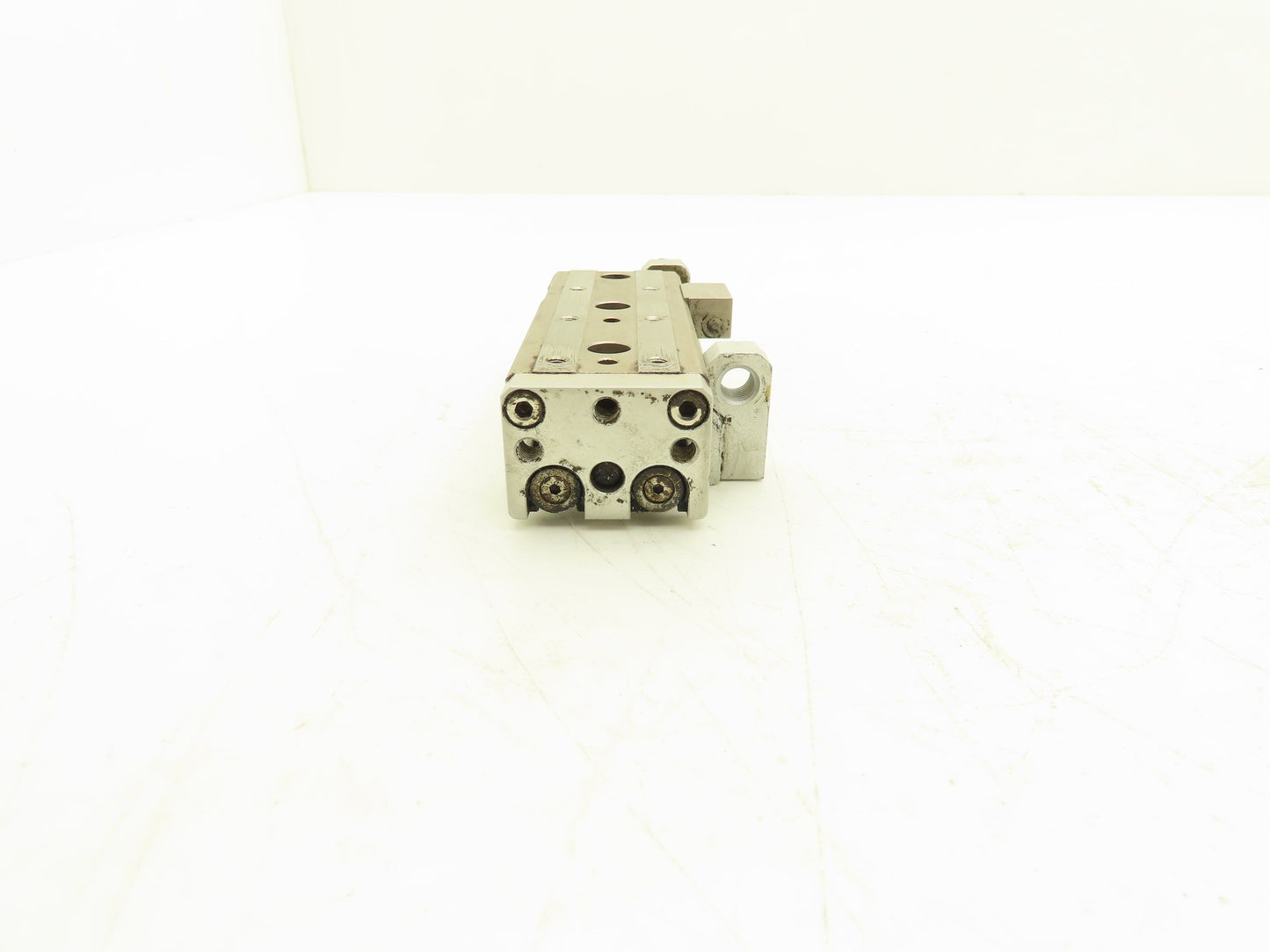 SMC MXQ12L-50B Pneumatic Air Slide Table Cylinder w/Shock 12mm Bore 50mm Stroke