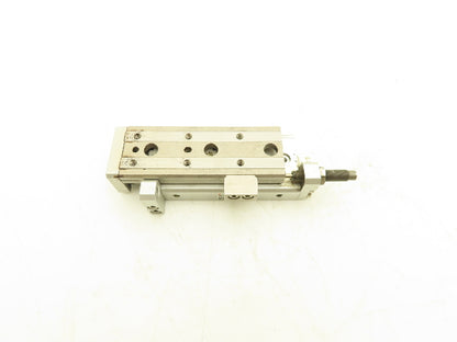 SMC MXQ12L-50B Pneumatic Air Slide Table Cylinder w/Shock 12mm Bore 50mm Stroke