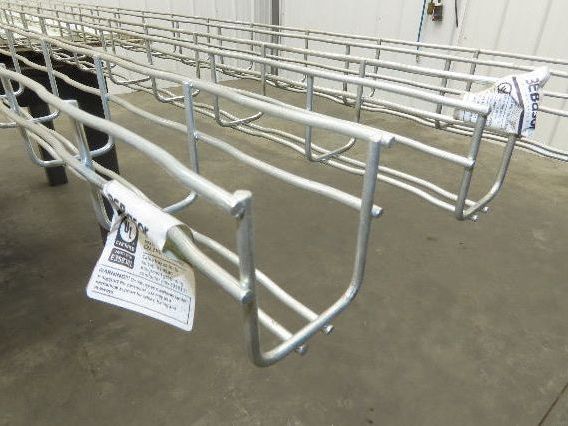3E Basor BF2R 2X2 Cable Tray 2"x2"x10' Cable Management Galvanized Wire Lot of 6