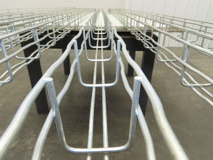 3E Basor BF2R 2X2 Cable Tray 2"x2"x10' Cable Management Galvanized Wire Lot of 6