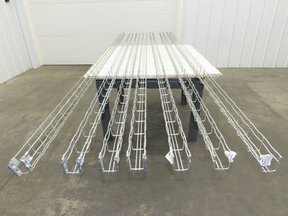 3E Basor BF2R 2X2 Cable Tray 2"x2"x10' Cable Management Galvanized Wire Lot of 6