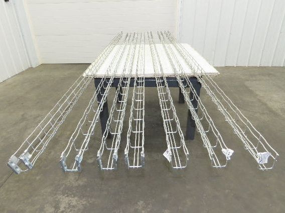3E Basor BF2R 2X2 Cable Tray 2"x2"x10' Cable Management Galvanized Wire Lot of 6