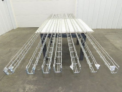 3E Basor BF2R 2X2 Cable Tray 2"x2"x10' Cable Management Galvanized Wire Lot of 6