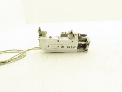 SMC MXQ12-40BSR Pneumatic Air Slide Table Cylinder End Lock 12mm x 40mm Stroke