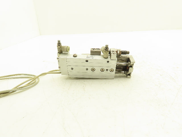 SMC MXQ12-40BSR Pneumatic Air Slide Table Cylinder End Lock 12mm x 40mm Stroke