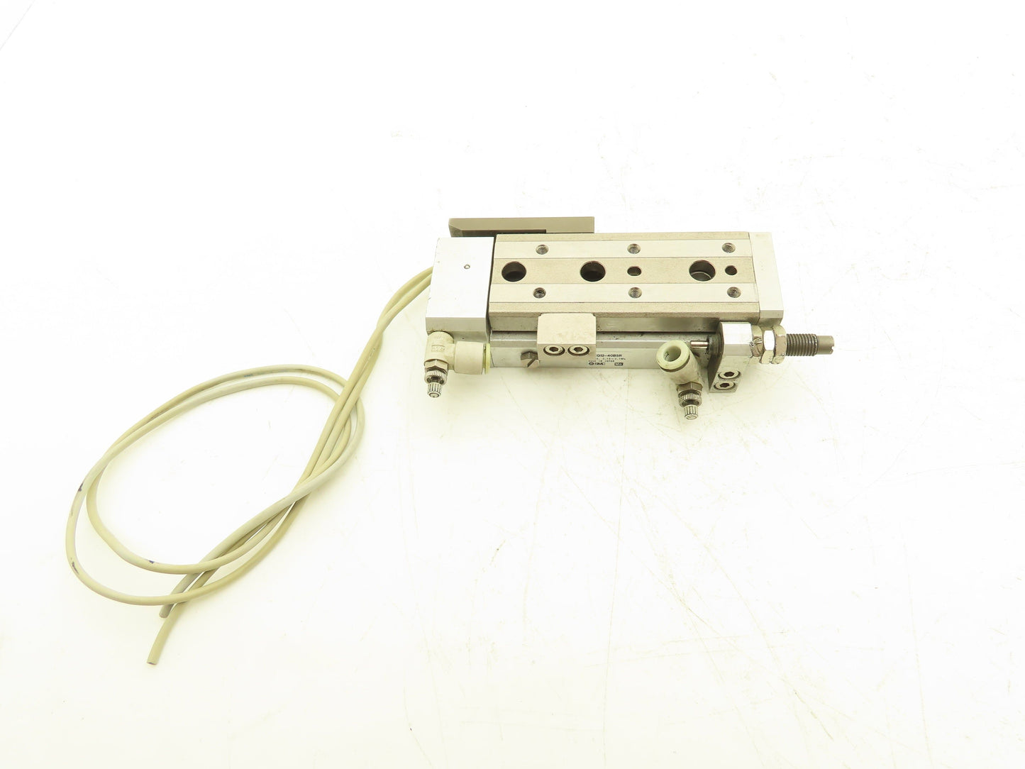 SMC MXQ12-40BSR Pneumatic Air Slide Table Cylinder End Lock 12mm x 40mm Stroke