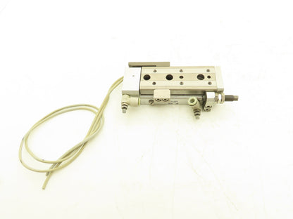 SMC MXQ12-40BSR Pneumatic Air Slide Table Cylinder End Lock 12mm x 40mm Stroke