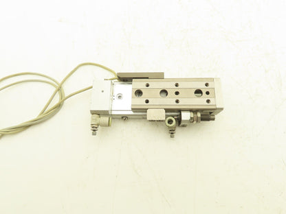 SMC MXQ12-40BSR Pneumatic Air Slide Table Cylinder End Lock 12mm x 40mm Stroke