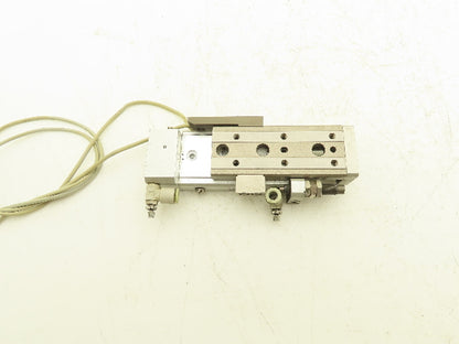 SMC MXQ12-40BSR Pneumatic Air Slide Table Cylinder End Lock 12mm x 40mm Stroke