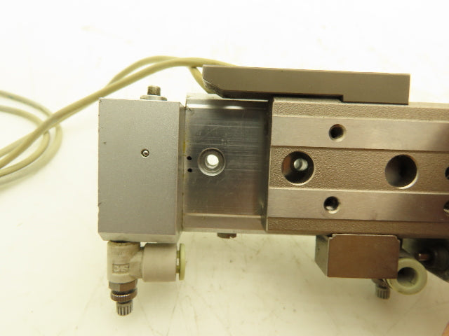 SMC MXQ12-40BSR Pneumatic Air Slide Table Cylinder End Lock 12mm x 40mm Stroke