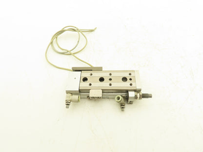 SMC MXQ12-40BSR Pneumatic Air Slide Table Cylinder End Lock 12mm x 40mm Stroke