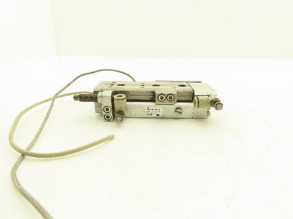 SMC MXQ12L-40BSR Pneumatic Air Slide Table Cylinder End Lock 12mm x 40mm Stroke