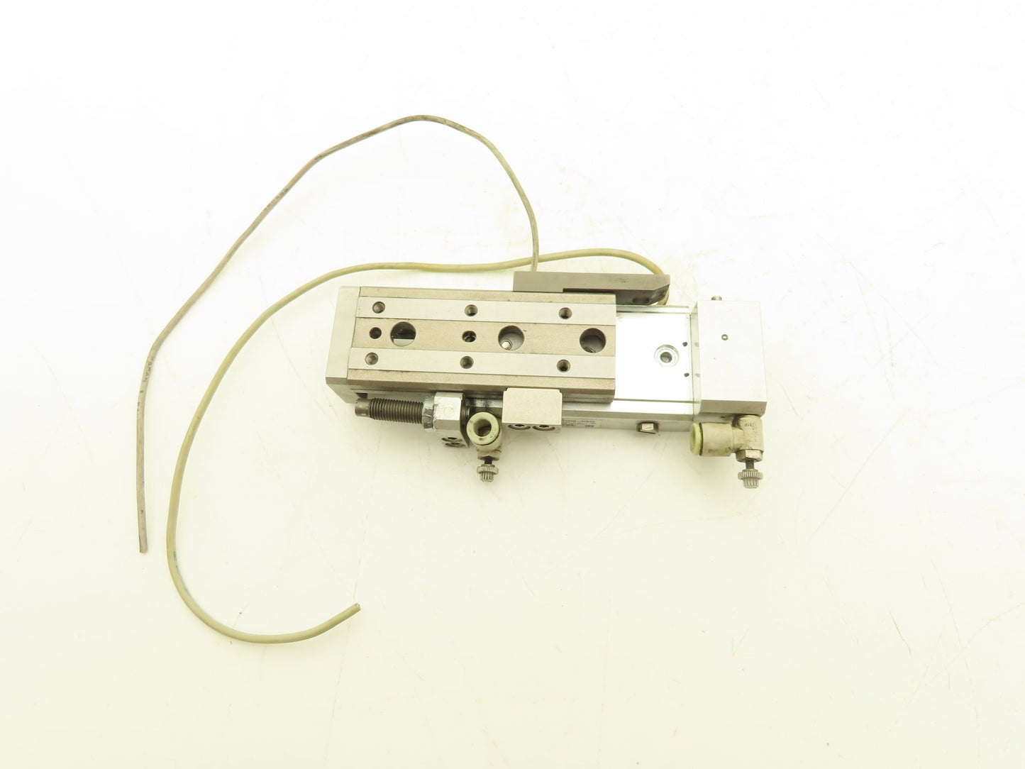 SMC MXQ12L-40BSR Pneumatic Air Slide Table Cylinder End Lock 12mm x 40mm Stroke