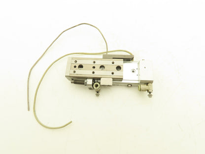 SMC MXQ12L-40BSR Pneumatic Air Slide Table Cylinder End Lock 12mm x 40mm Stroke