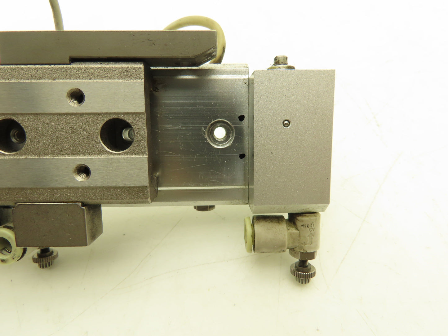 SMC MXQ12L-40BSR Pneumatic Air Slide Table Cylinder End Lock 12mm x 40mm Stroke