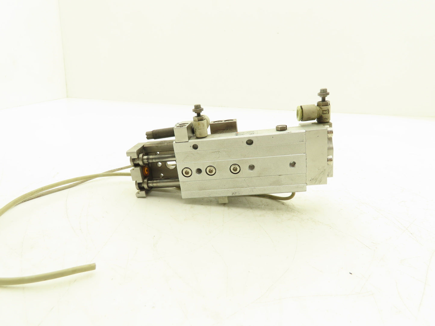 SMC MXQ12L-40BSR Pneumatic Air Slide Table Cylinder End Lock 12mm x 40mm Stroke