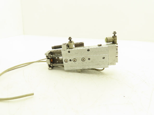 SMC MXQ12L-40BSR Pneumatic Air Slide Table Cylinder End Lock 12mm x 40mm Stroke