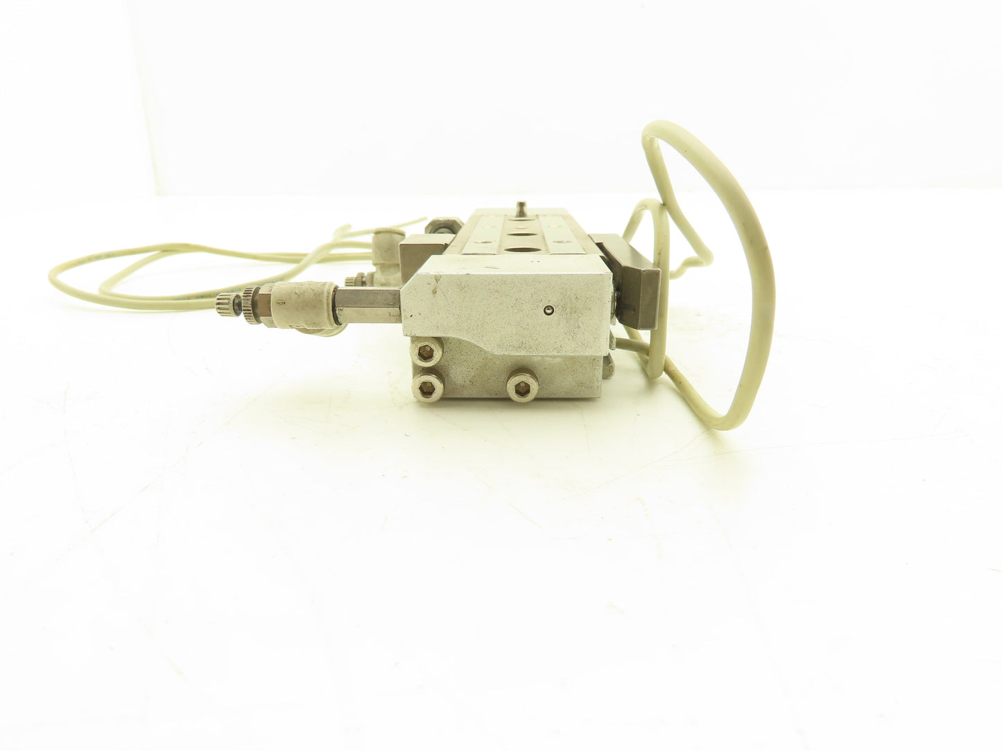 SMC MXQ12L-40CSFR Pneumatic Air Slide Table Cylinder End Lock 12mm x 40mm Stroke