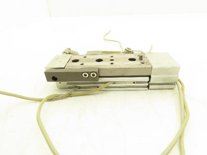 SMC MXQ12L-40CSFR Pneumatic Air Slide Table Cylinder End Lock 12mm x 40mm Stroke