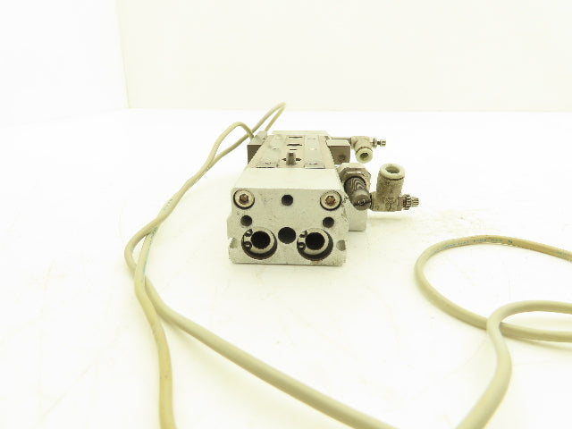 SMC MXQ12L-40CSFR Pneumatic Air Slide Table Cylinder End Lock 12mm x 40mm Stroke