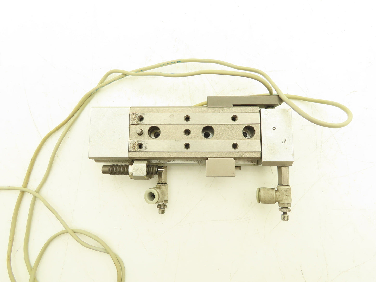 SMC MXQ12L-40CSFR Pneumatic Air Slide Table Cylinder End Lock 12mm x 40mm Stroke